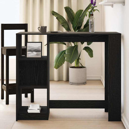 Bartisch Schwarze Eiche 124 x 46 x 103.5 cm Holzwerkstoff