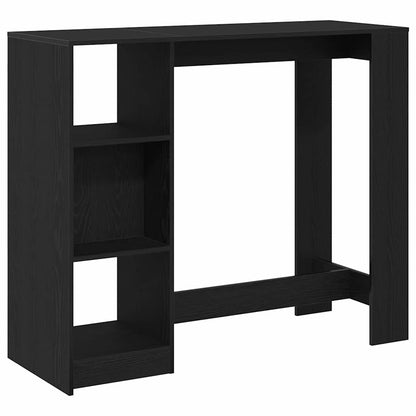 Bartisch Schwarze Eiche 124 x 46 x 103.5 cm Holzwerkstoff