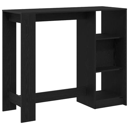 Bartisch Schwarze Eiche 124 x 46 x 103.5 cm Holzwerkstoff