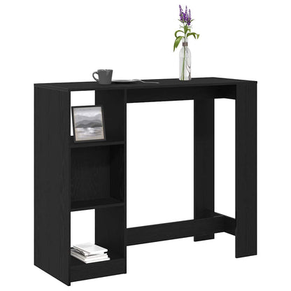 Bartisch Schwarze Eiche 124 x 46 x 103.5 cm Holzwerkstoff