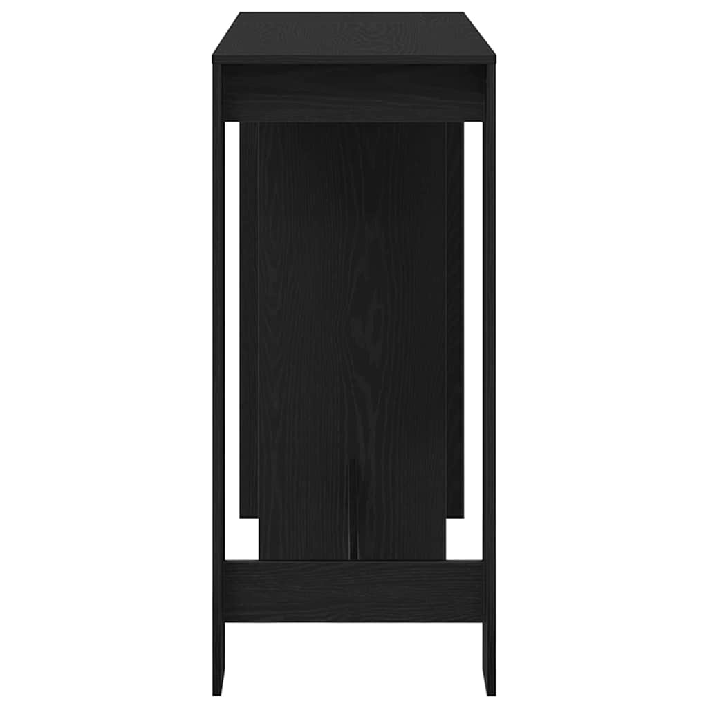 Bartisch Schwarze Eiche 124 x 46 x 103.5 cm Holzwerkstoff