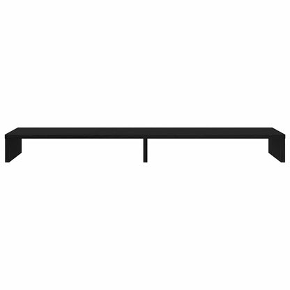 Monitorständer Schwarz Eichen-Optik 100x27x10 cm Holzwerkstoff