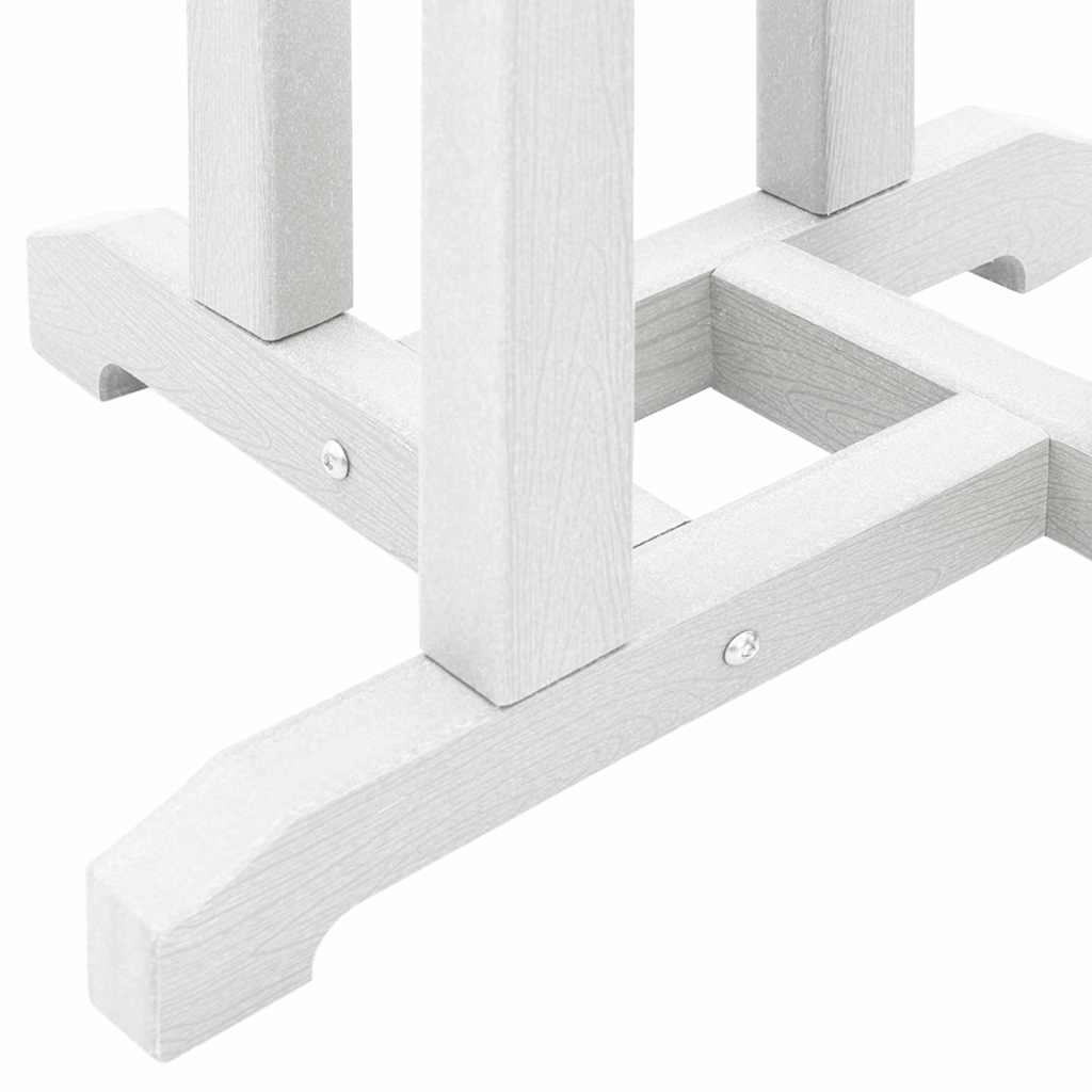 Bartisch Weiß 55 x 55 x 107 cm HDPE