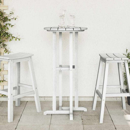 Bartisch Weiß 55 x 55 x 107 cm HDPE