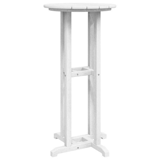 Bartisch Weiß 55 x 55 x 107 cm HDPE
