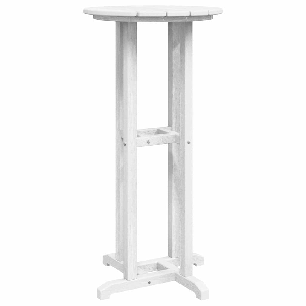 Bartisch Weiß 55 x 55 x 107 cm HDPE