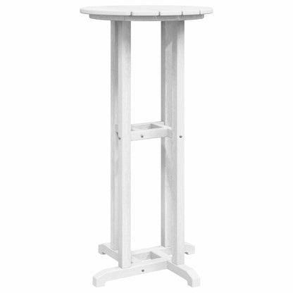 Bartisch Weiß 55 x 55 x 107 cm HDPE