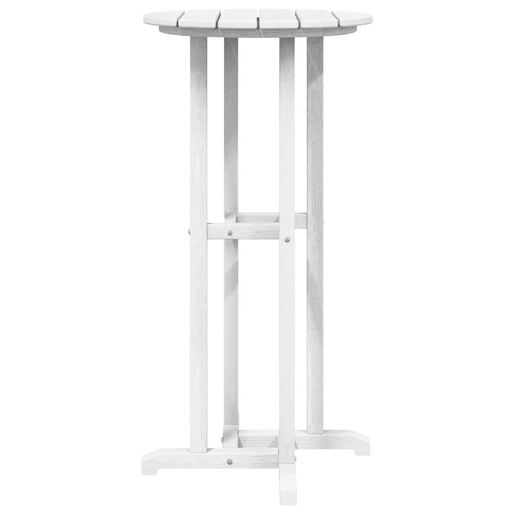 Bartisch Weiß 55 x 55 x 107 cm HDPE