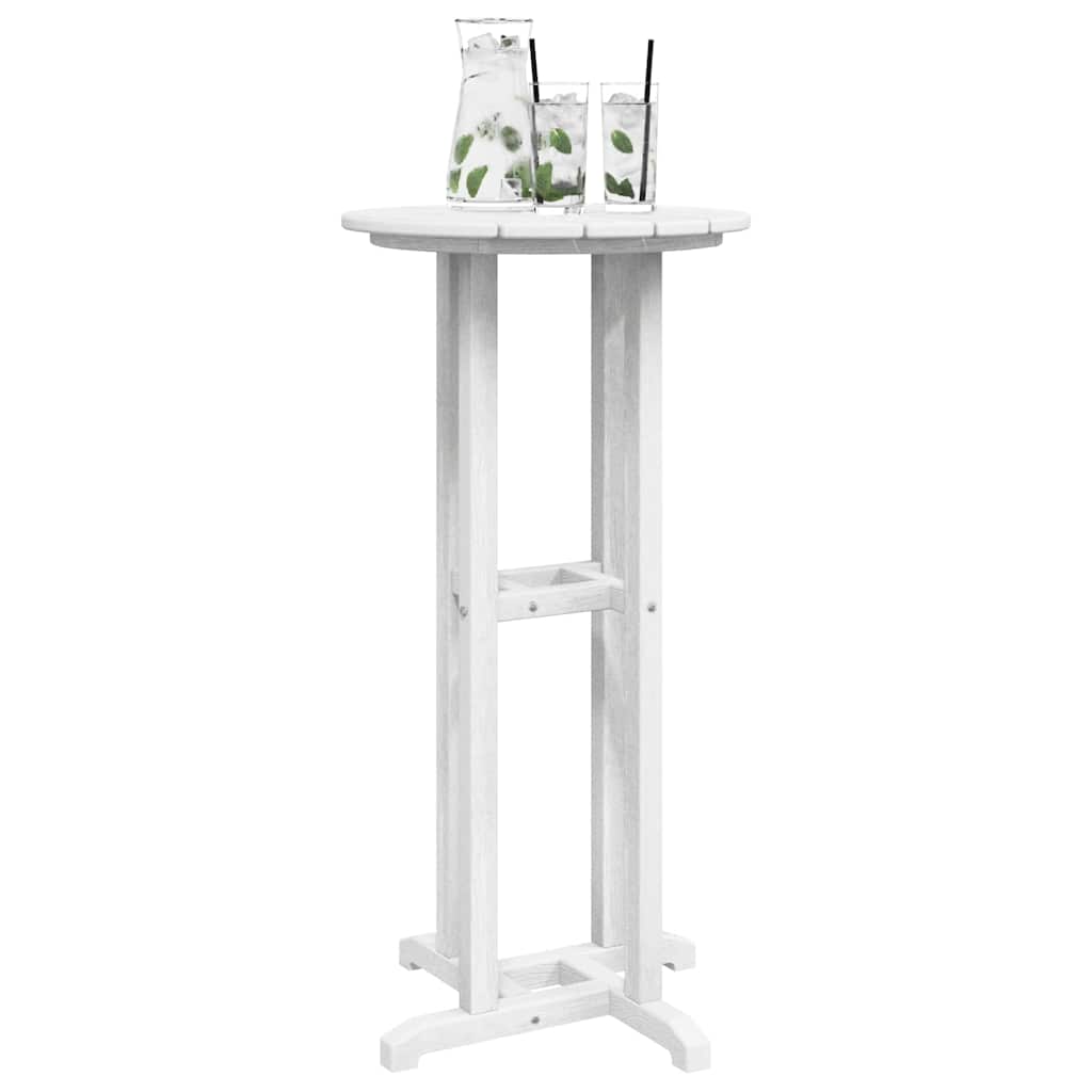 Bartisch Weiß 55 x 55 x 107 cm HDPE