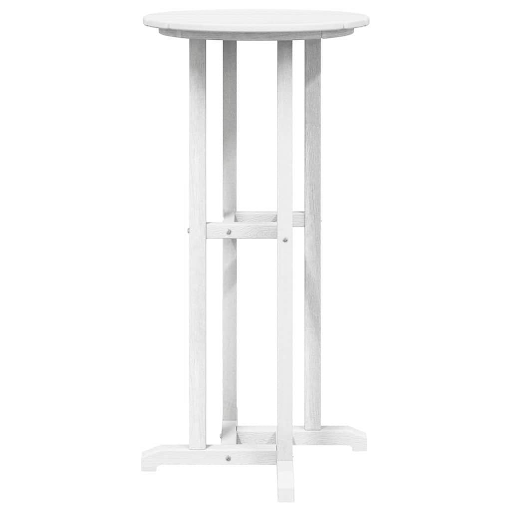 Bartisch Weiß 55 x 55 x 107 cm HDPE