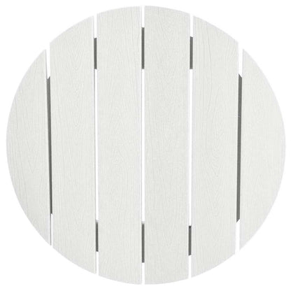 Bartisch Weiß 55 x 55 x 107 cm HDPE