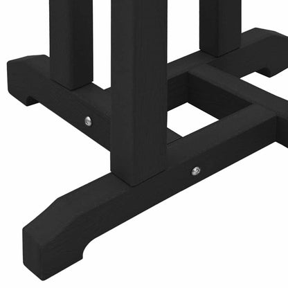 Bartisch Schwarz 55 x 55 x 107 cm HDPE