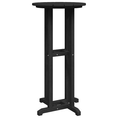 Bartisch Schwarz 55 x 55 x 107 cm HDPE