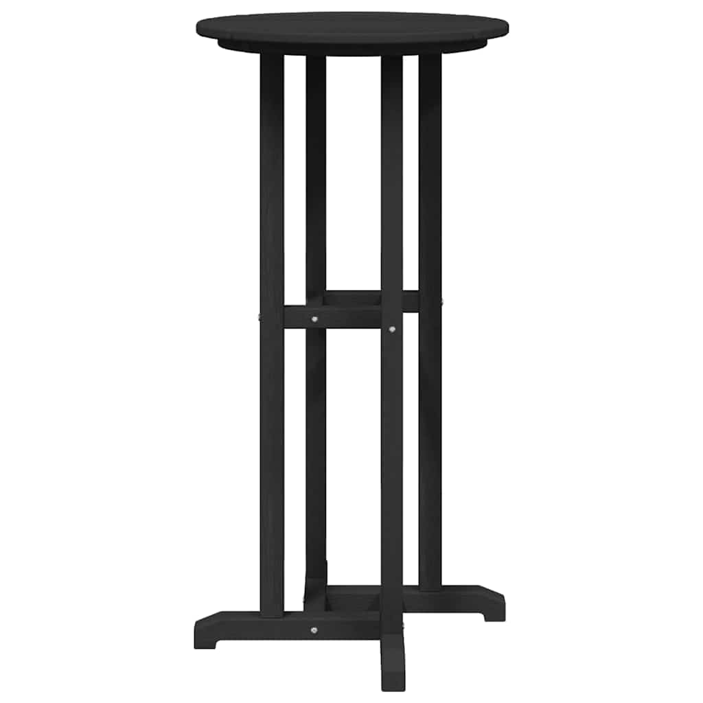 Bartisch Schwarz 55 x 55 x 107 cm HDPE
