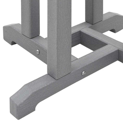 Bartisch Hellgrau 55 x 55 x 107 cm HDPE