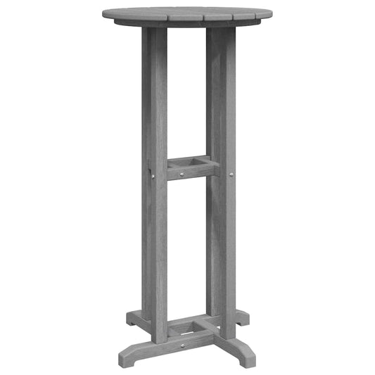 Bartisch Hellgrau 55 x 55 x 107 cm HDPE