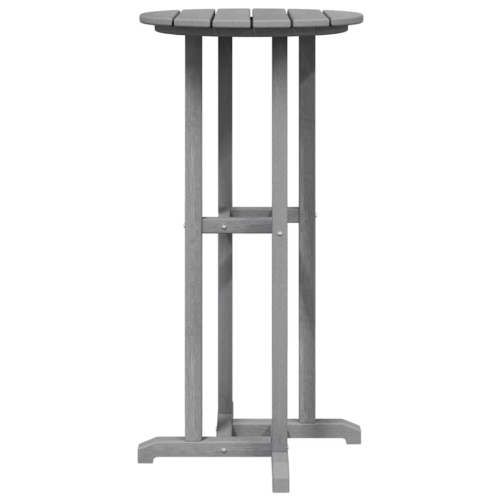 Bartisch Hellgrau 55 x 55 x 107 cm HDPE