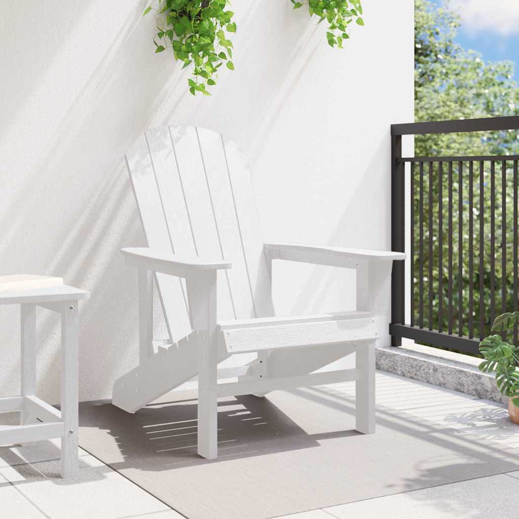 Adirondack-Stuhl Weiß 74 x 82 x 92 cm Plastik