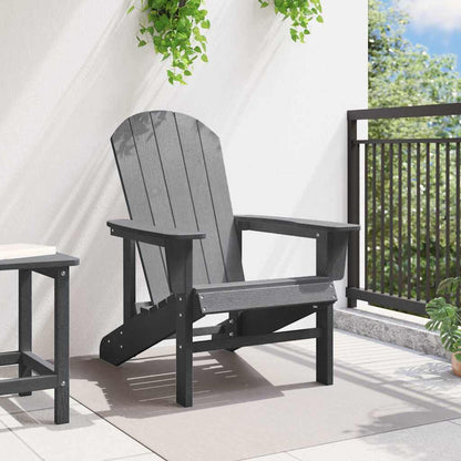 Adirondack-Stuhl Hellgrau 74 x 82 x 92 cm Plastik