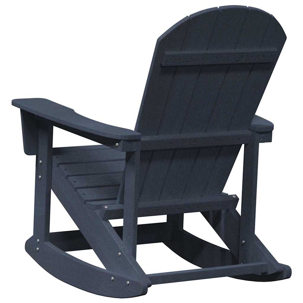 Adirondack-Schaukelstuhl Marineblau 73,5 x 92 x 90cm Plastik
