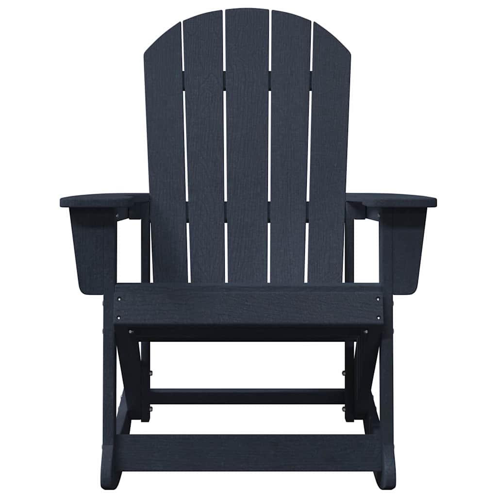 Adirondack-Schaukelstuhl Marineblau 73,5 x 92 x 90cm Plastik