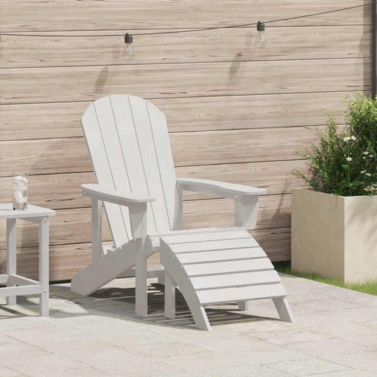 Adirondack-Stuhl Weiß 74 x 82 x 92 cm Plastik