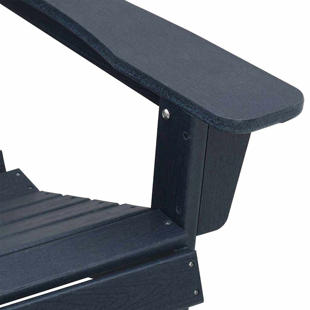 Adirondack-Stuhl Marineblau 74 x 82 x 92 cm Plastik