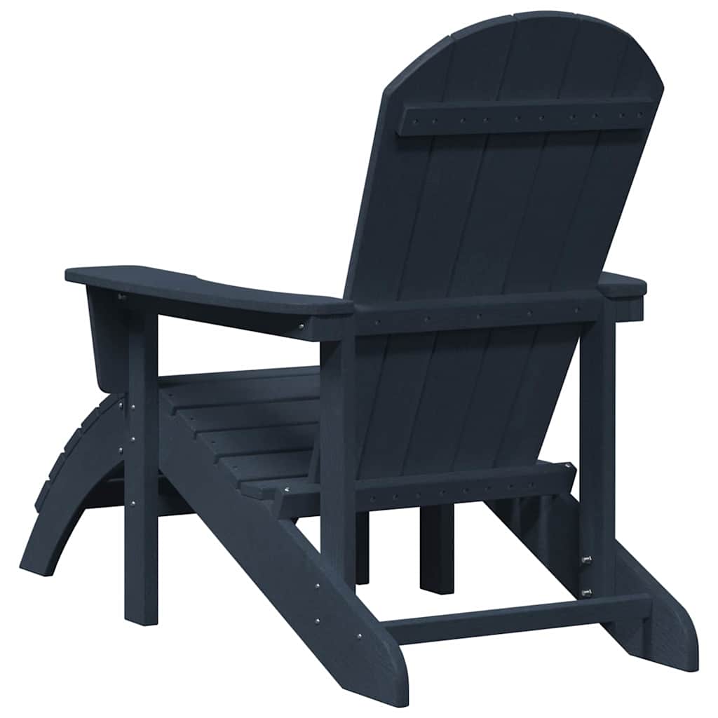 Adirondack-Stuhl Marineblau 74 x 82 x 92 cm Plastik