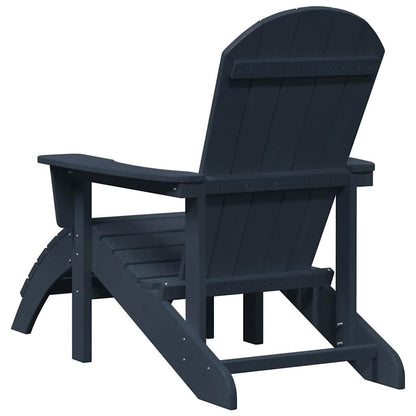 Adirondack-Stuhl Marineblau 74 x 82 x 92 cm Plastik