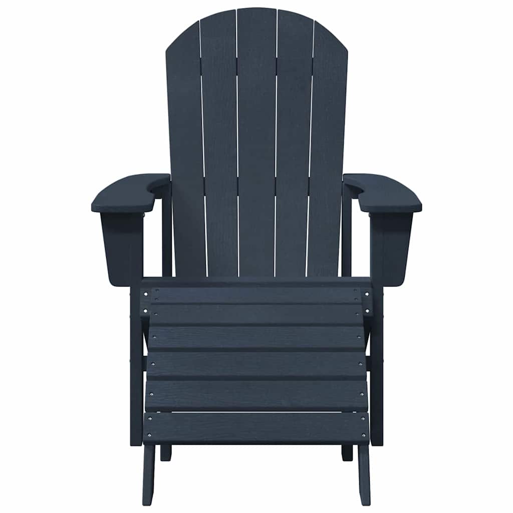 Adirondack-Stuhl Marineblau 74 x 82 x 92 cm Plastik