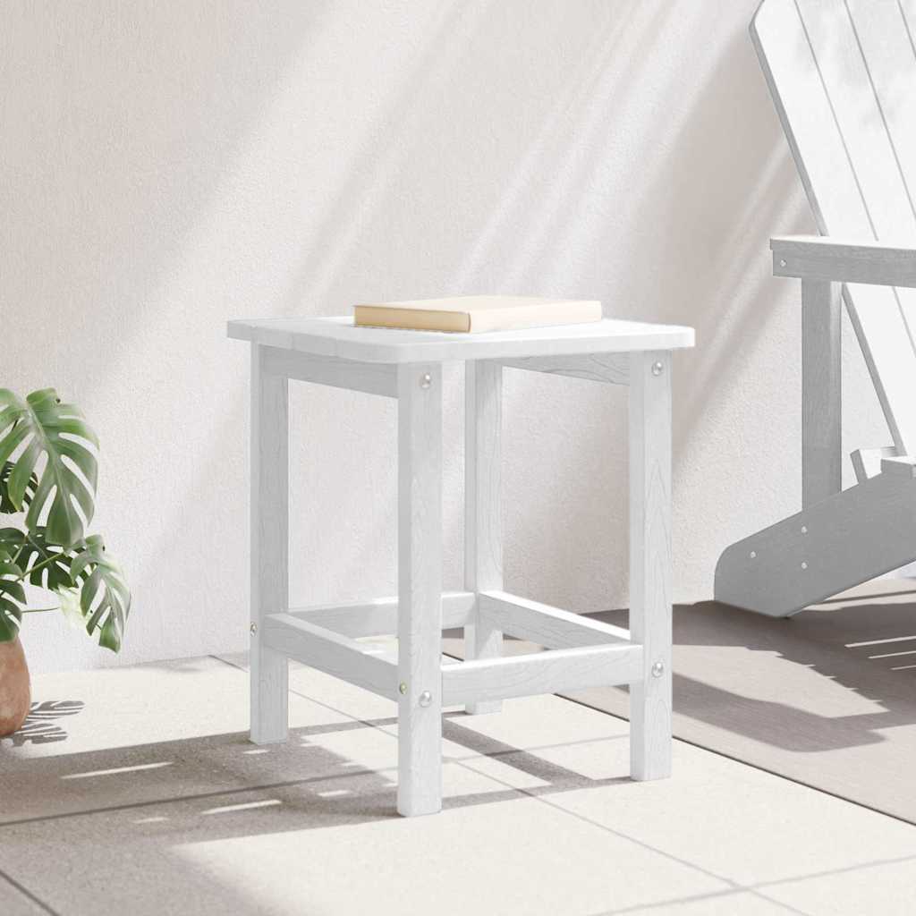 Adirondack Beistelltisch Weiß 38 x 38 x 46 cm HDPE