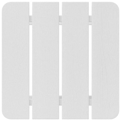 Adirondack Beistelltisch Weiß 38 x 38 x 46 cm HDPE