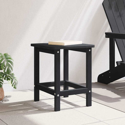 Adirondack Beistelltisch Schwarz 38 x 38 x 46 cm HDPE