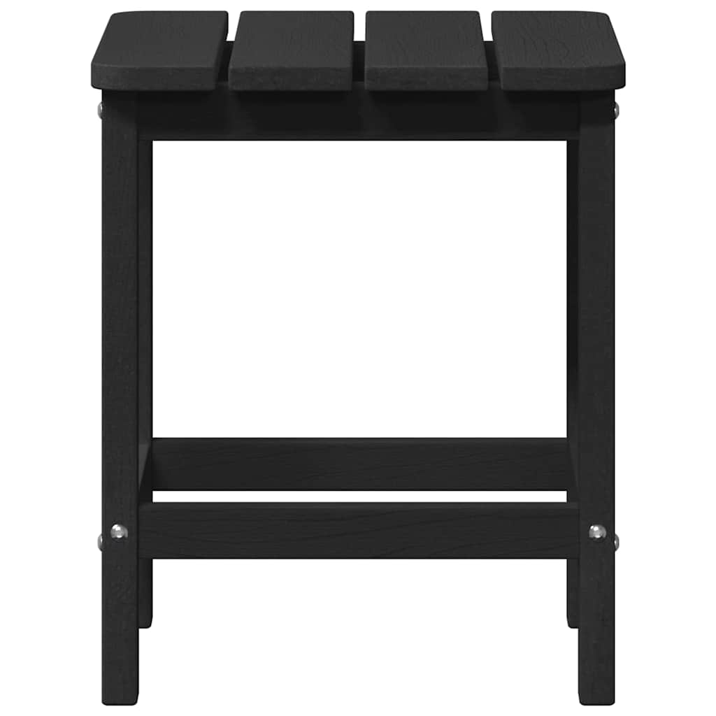 Adirondack Beistelltisch Schwarz 38 x 38 x 46 cm HDPE
