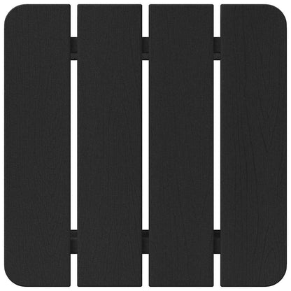 Adirondack Beistelltisch Schwarz 38 x 38 x 46 cm HDPE