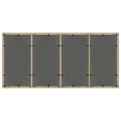Garten Essgruppe 9 pcs Beige PE Rattan