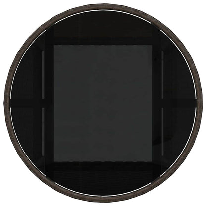 Garten Essgruppe 5 pcs Braun Poly Rattan