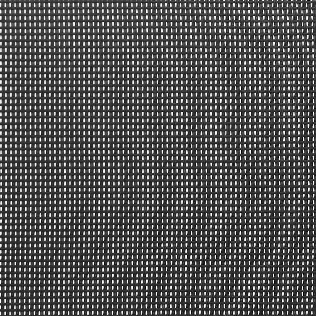 Garten Bistro Set 3 pcs Schwarz Stahl