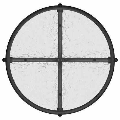 Garten Bistro Set 3 pcs Schwarz Stahl