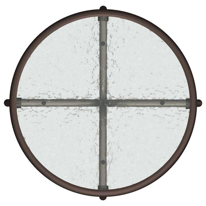 Garten Bistro Set 3 pcs Braun Stahl