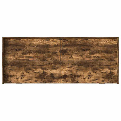 Bettrahmen Geräucherte Eiche 100 x 200 cm Holzwerkstoff