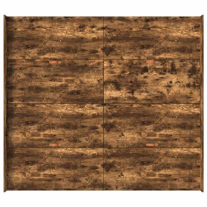 Aufbewahrungsbettgestell Geräucherte Eiche 200 x 200 cm