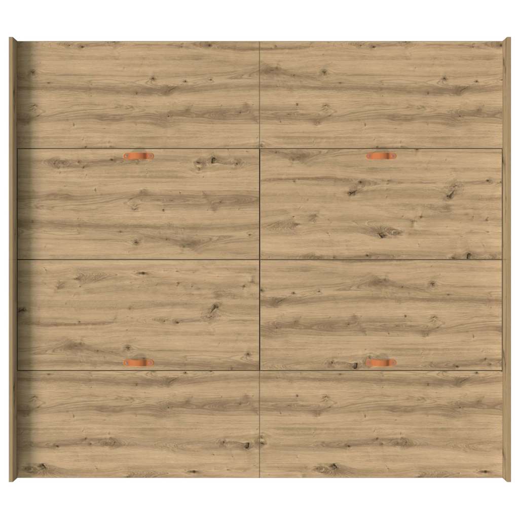 Aufbewahrungsbettgestell Artisan-Eiche 200 x 200 cm