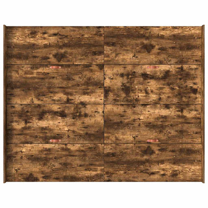 Aufbewahrungsbettgestell Geräucherte Eiche 150 x 200 cm