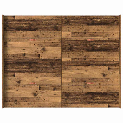 Aufbewahrungsbettgestell Altholz 140 x 190 cm Holzwerkstoff