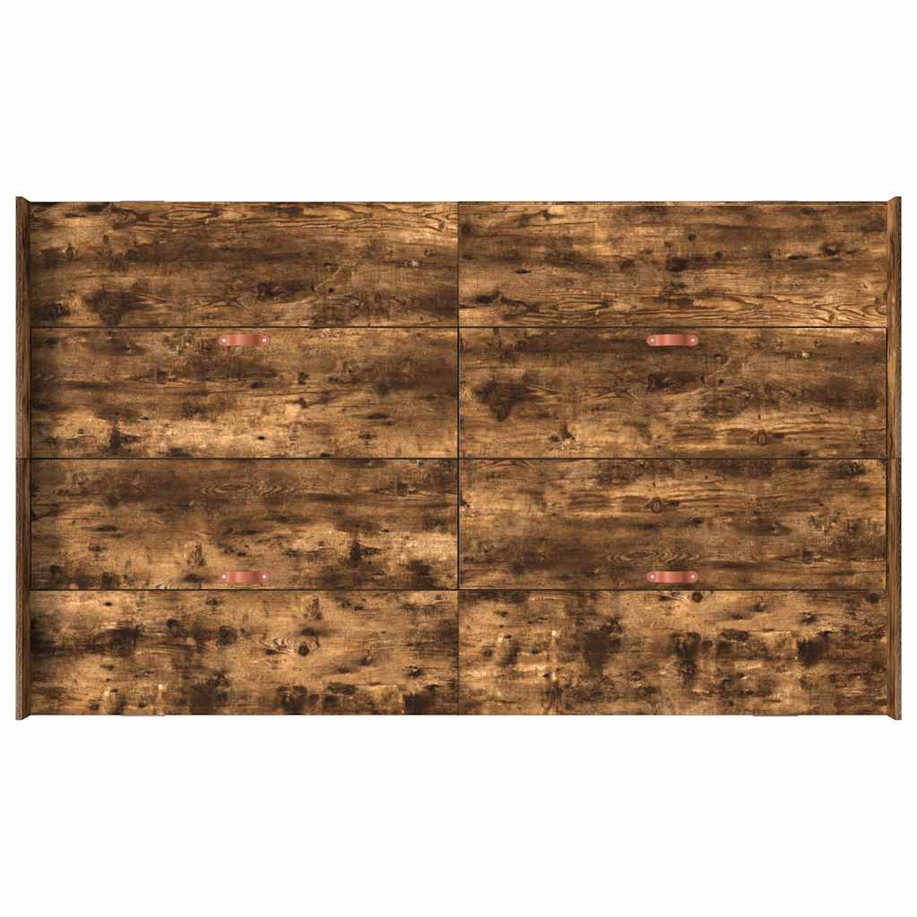 Aufbewahrungsbettgestell Geräucherte Eiche 120 x 190 cm