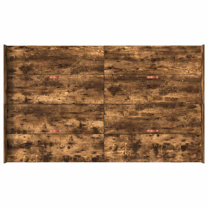 Aufbewahrungsbettgestell Geräucherte Eiche 120 x 190 cm