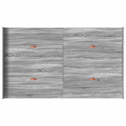 Aufbewahrungsbettgestell Graues Sonoma 120 x 190 cm