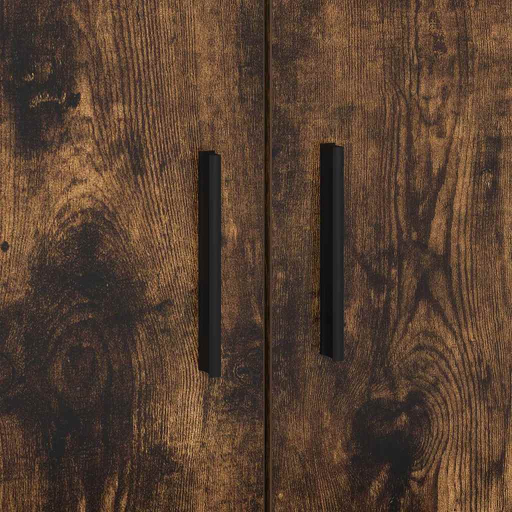 Aufbewahrungsbettgestell Geräucherte Eiche 100 cm Holzwerkstoff