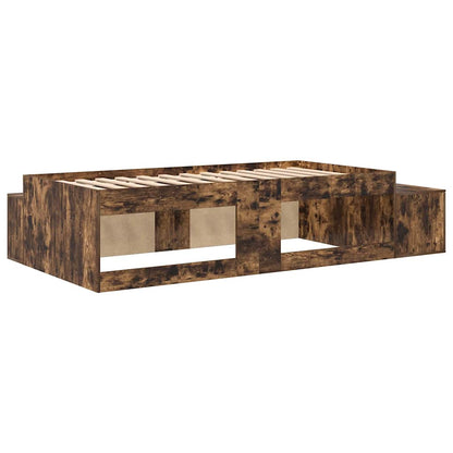Aufbewahrungsbettgestell Geräucherte Eiche 75 cm Holzwerkstoff